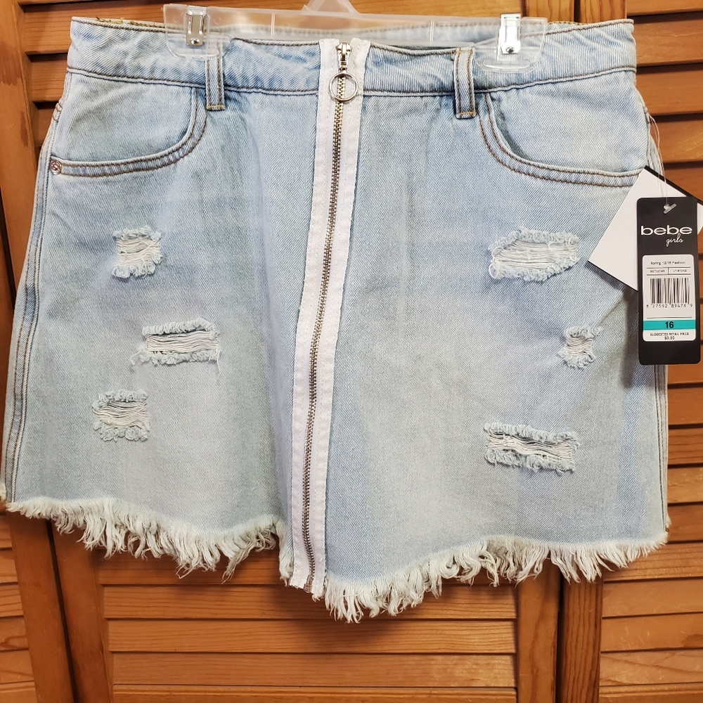Bebe denim skirt